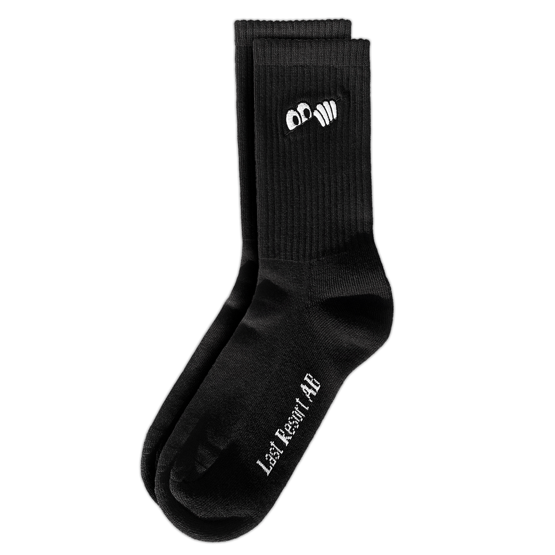 Last Resort Eye Socks Black