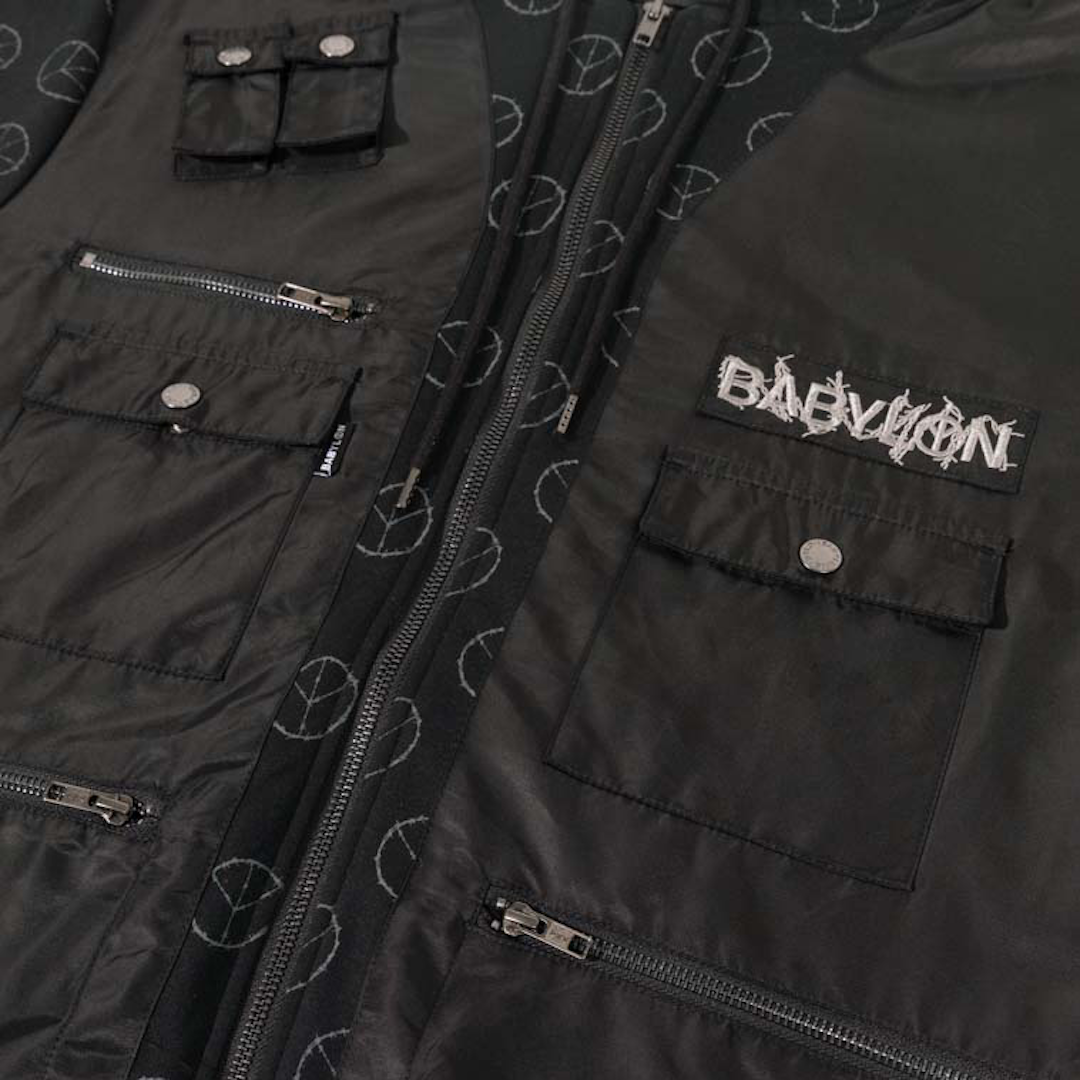 Babylon Militia Zip Hood Black