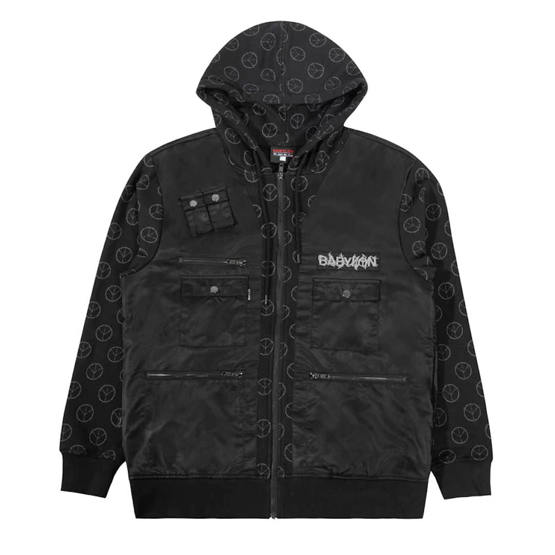 Babylon Militia Zip Hood Black