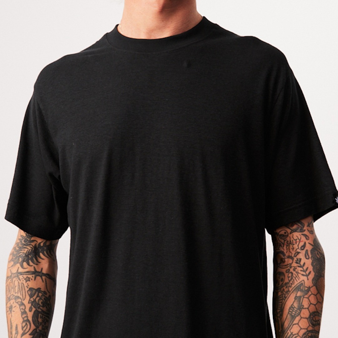 Afends Classic Hemp Retro Tee Black