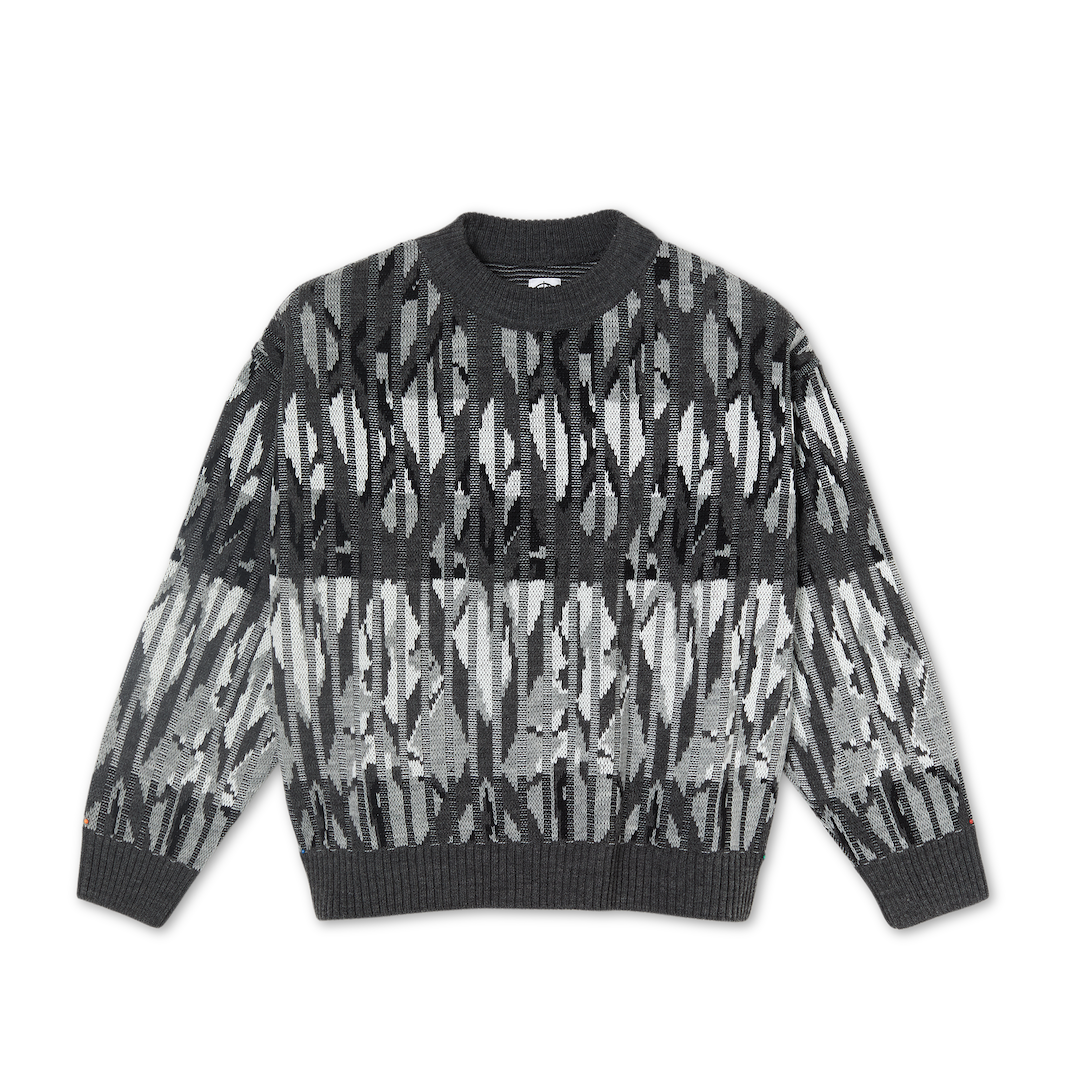 Polar Skate Co. Paul Knit Sweater Grey