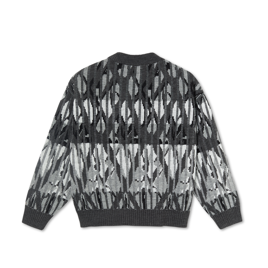 Polar Skate Co. Paul Knit Sweater Grey