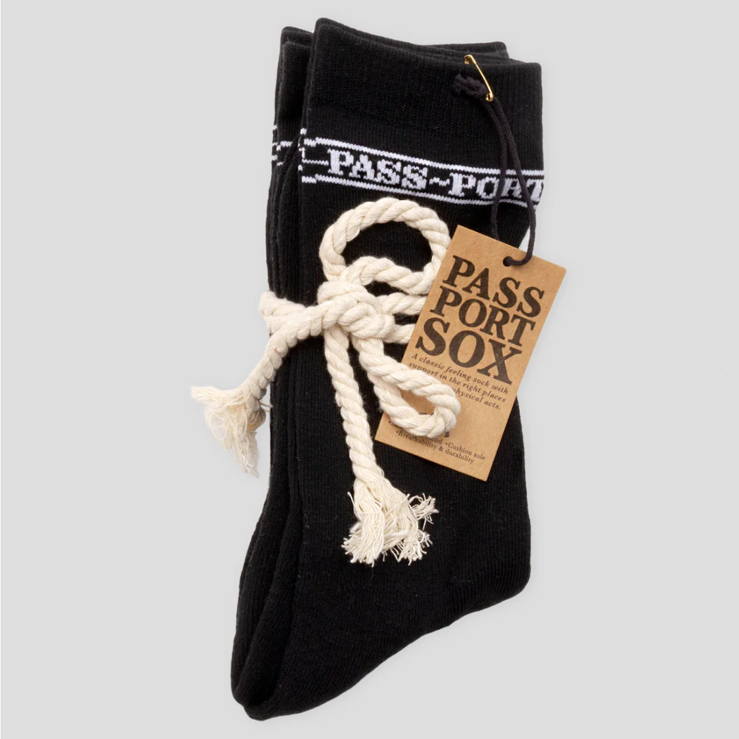 PassPort 3 Pack Socks Black + Black