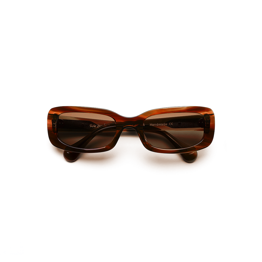 Polar Skate Co. x Sun Buddies Junior JR Sunglasses Lava