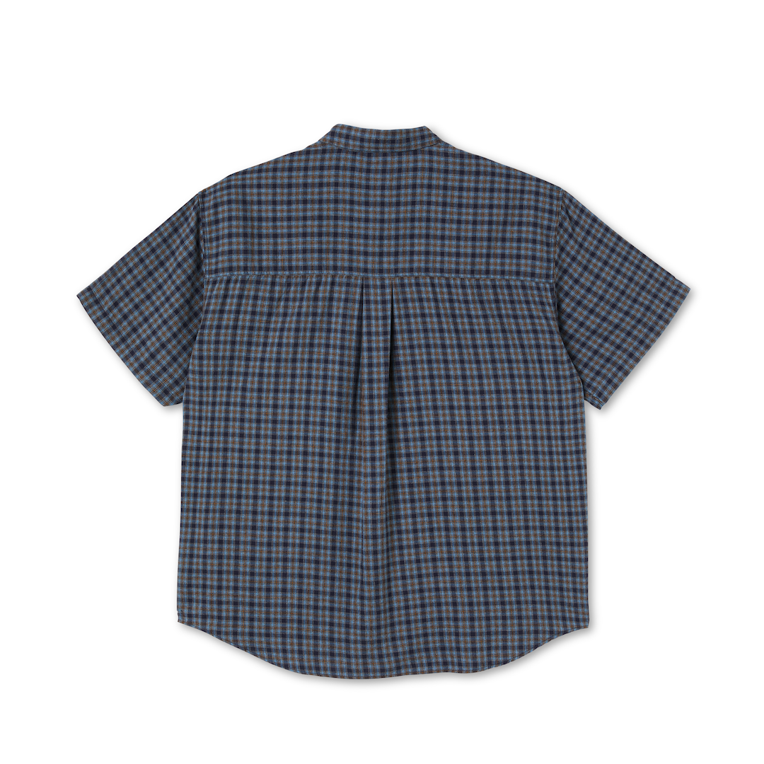 Polar Skate Co. Mitchell Flannel Shirt Blue + Brown
