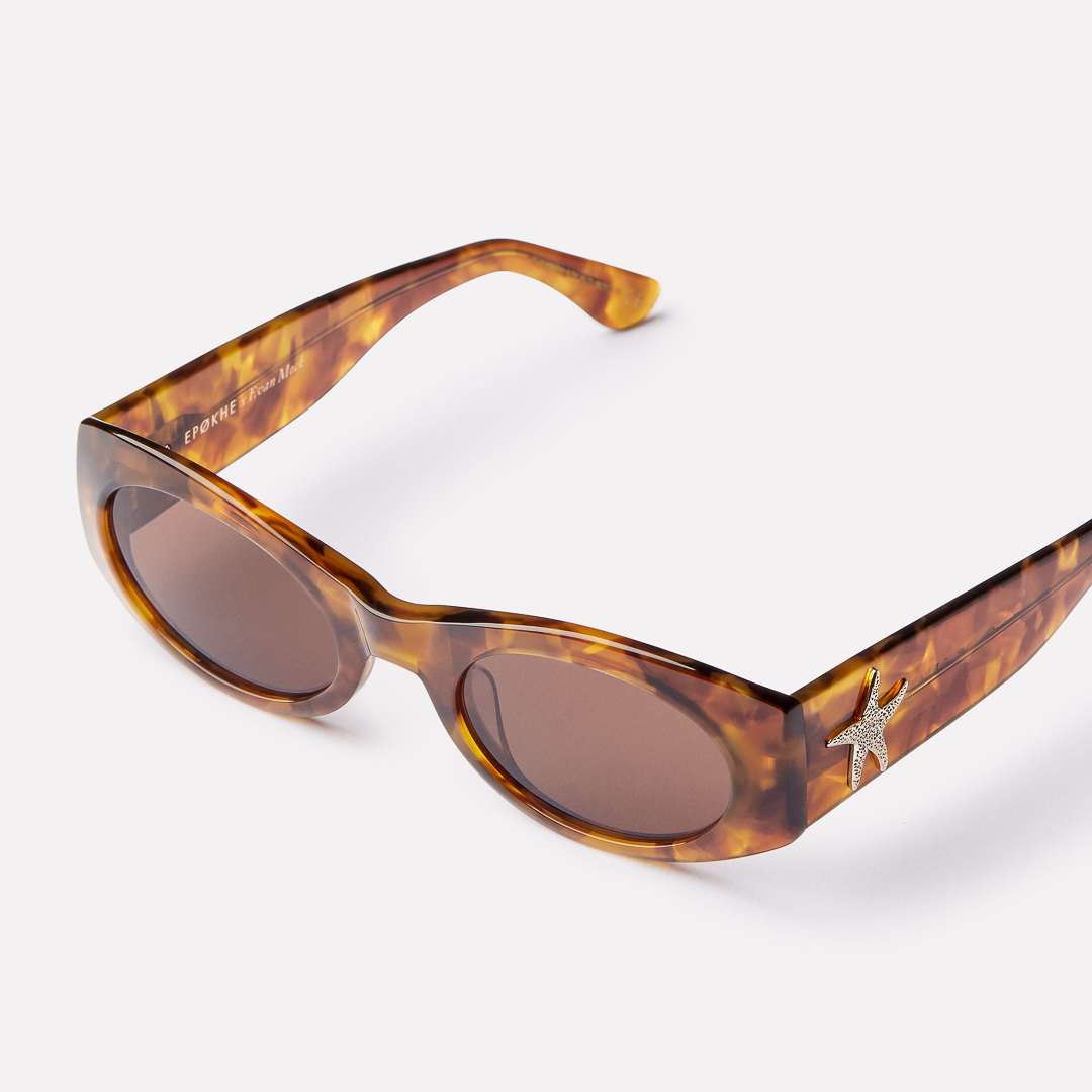 Epokhe Suede Tortoise Polished + Bronze