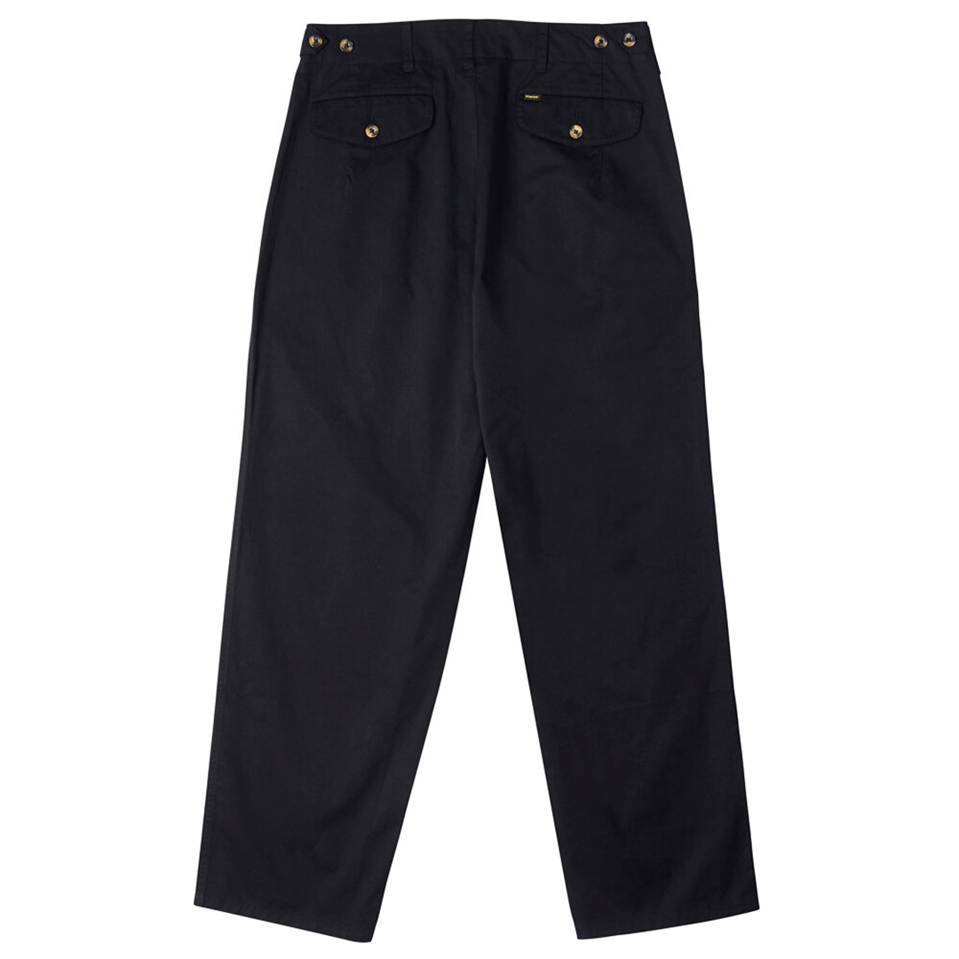 Stan Ray Men's Pleated Pant Black Twill