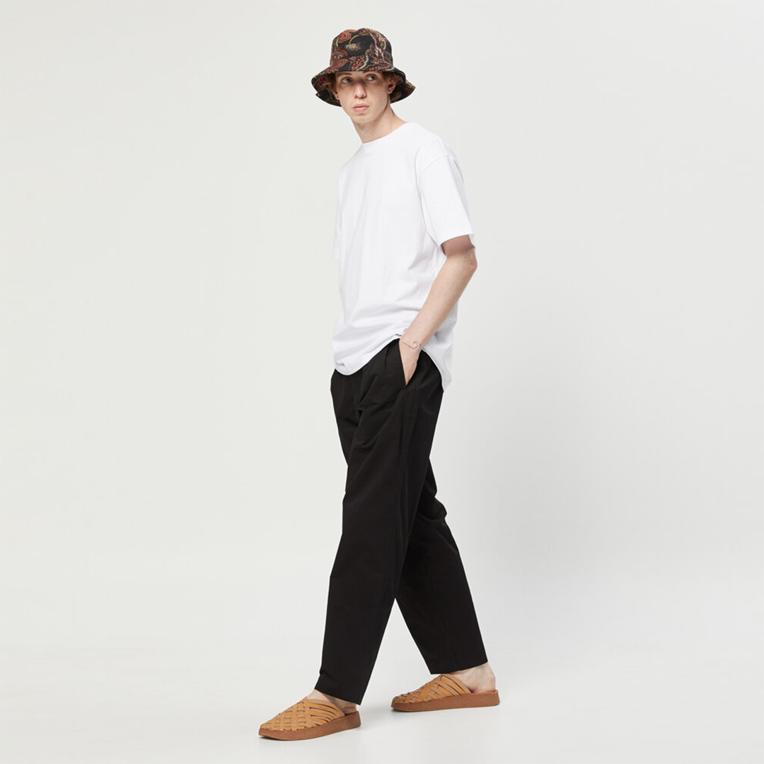 Stan Ray Men's Pleated Pant Black Twill