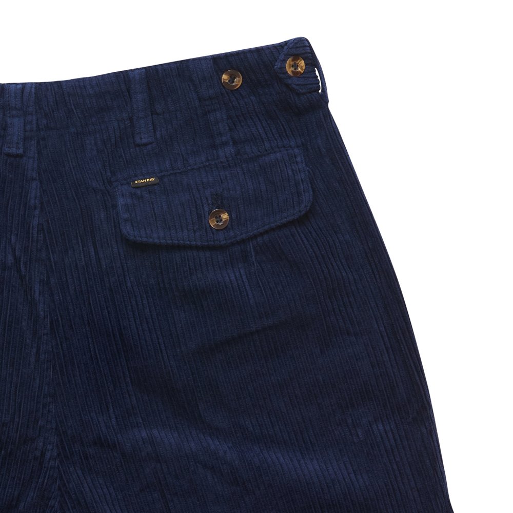Stan Ray Men's Pleated Pant Navy Cord