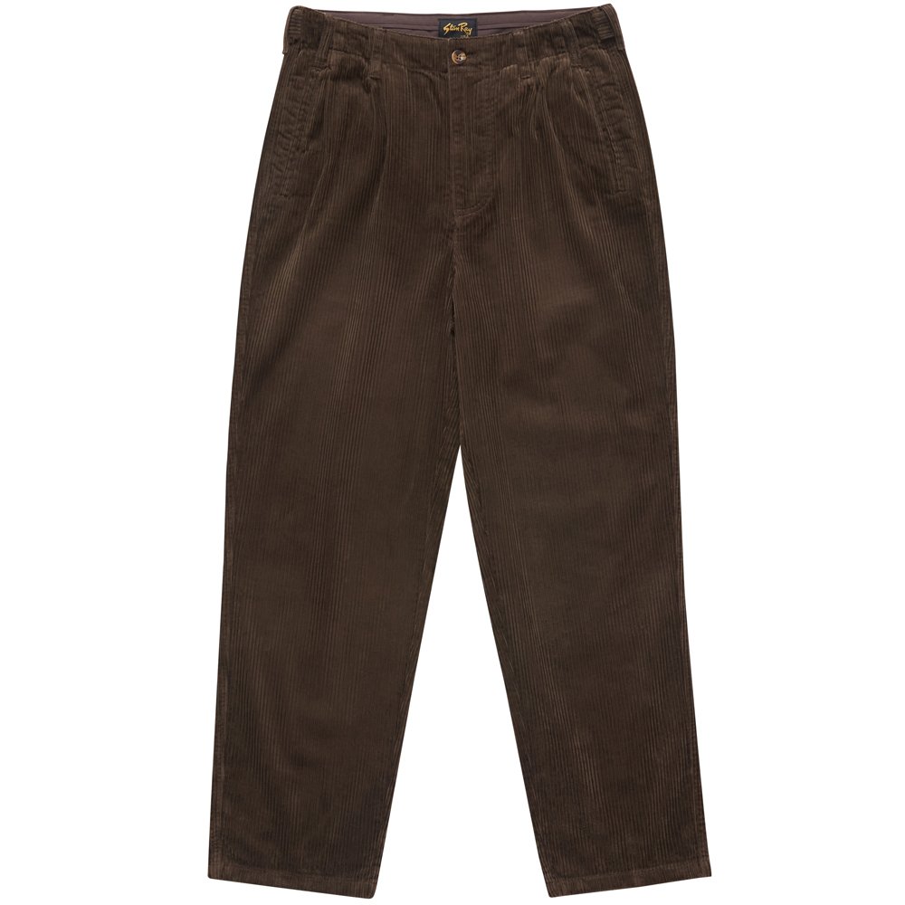 Stan Ray Men's Pleated Pant Chocolate Cord