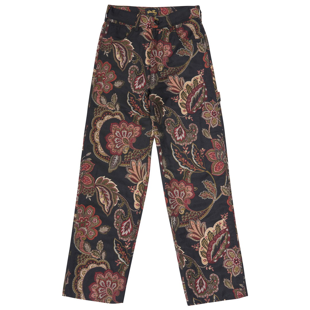 Stan Ray Women's Painter Pant Jacquard Flower