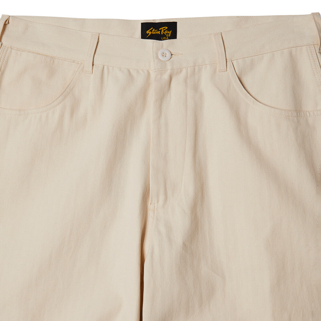Stan Ray Wide Leg Painter Pant Natural Herringbone