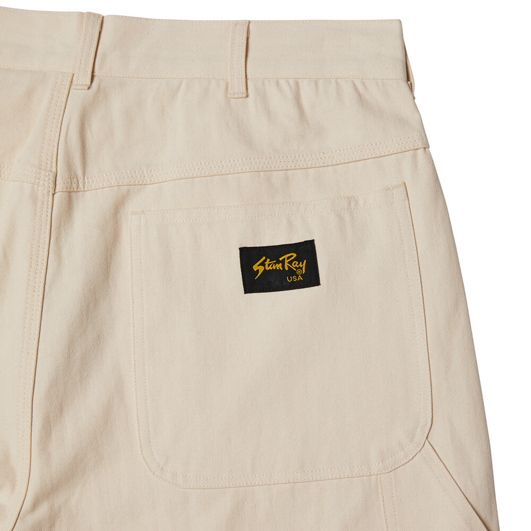 Stan Ray Wide Leg Painter Pant Natural Herringbone
