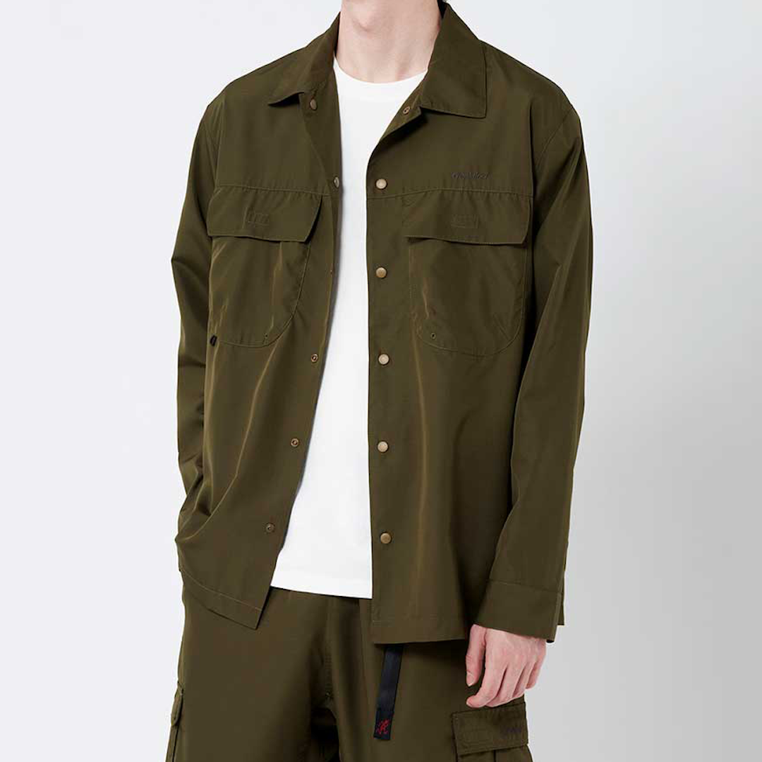 Gramicci Light Ripstop Utility Shirt Olive Drab