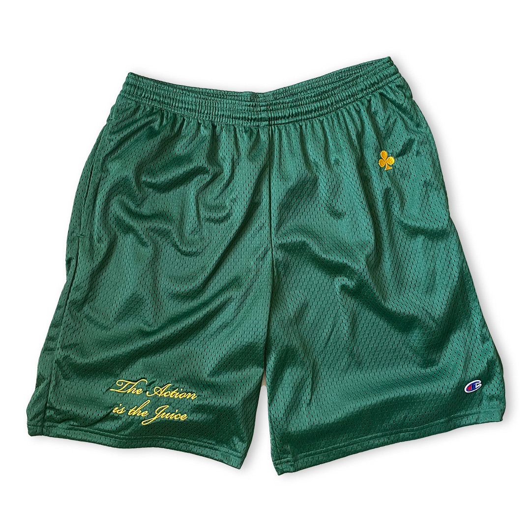 Screwface The Action Is The Juice Shorts Green