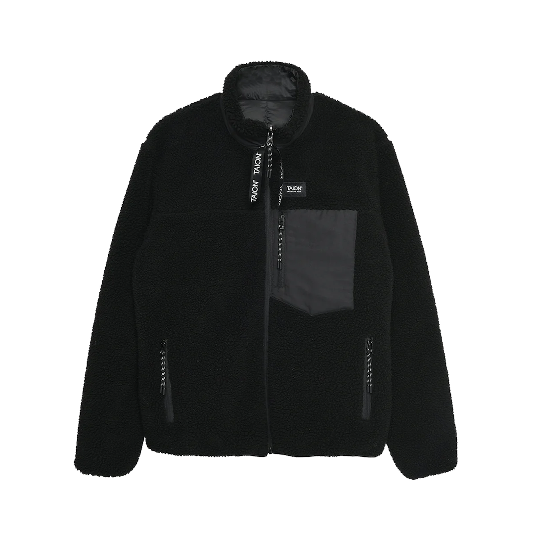 Taion Down x Boa Reversible Jacket Black + Black