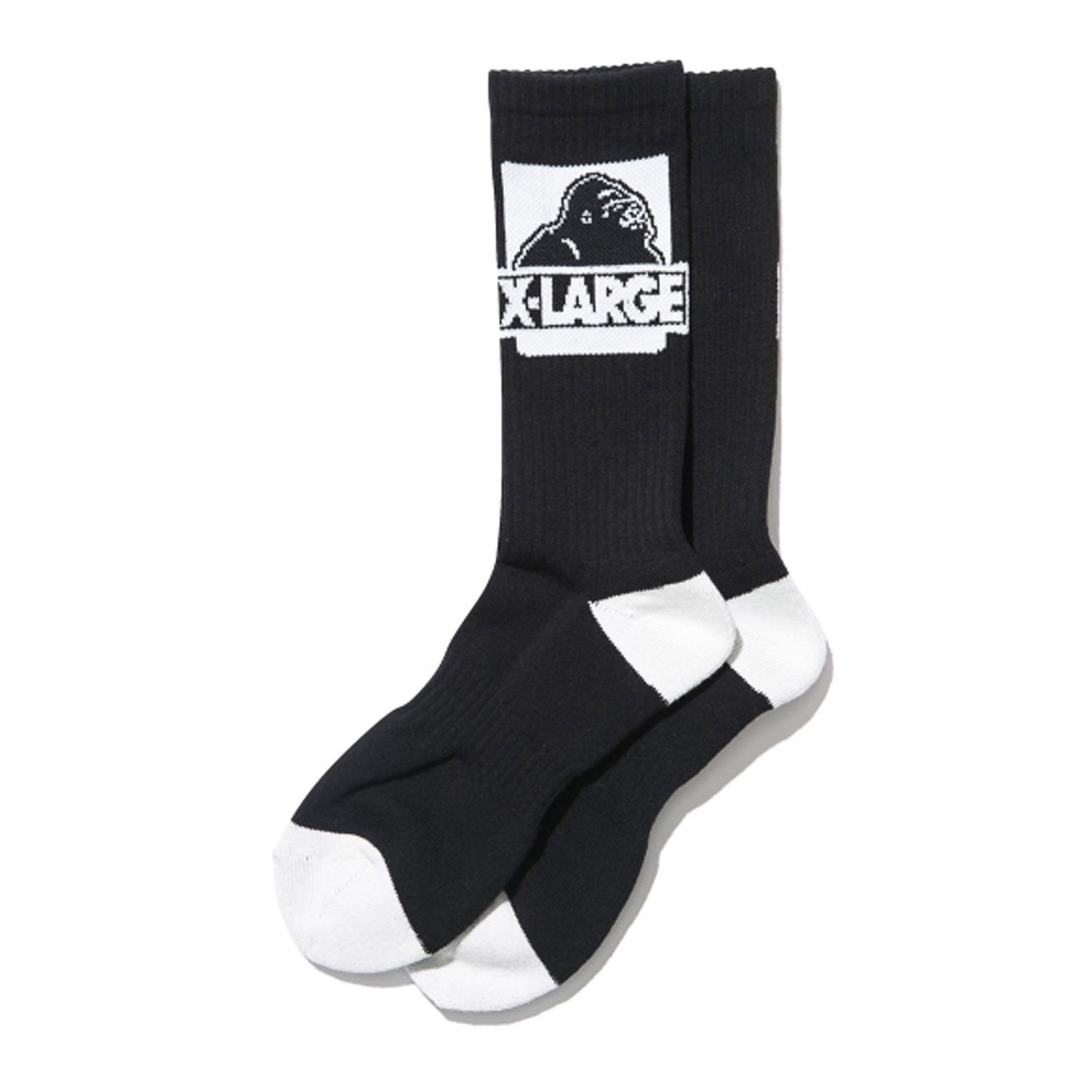 XLARGE Classic OG Sock 4 Pack Black
