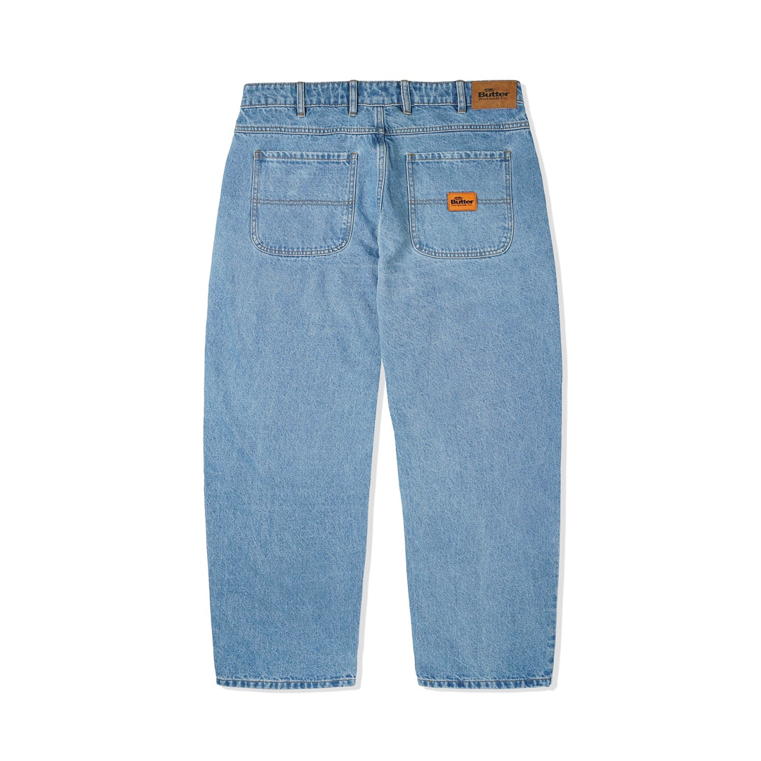 Butter Goods Santosuosso Denim Pants Washed Indigo