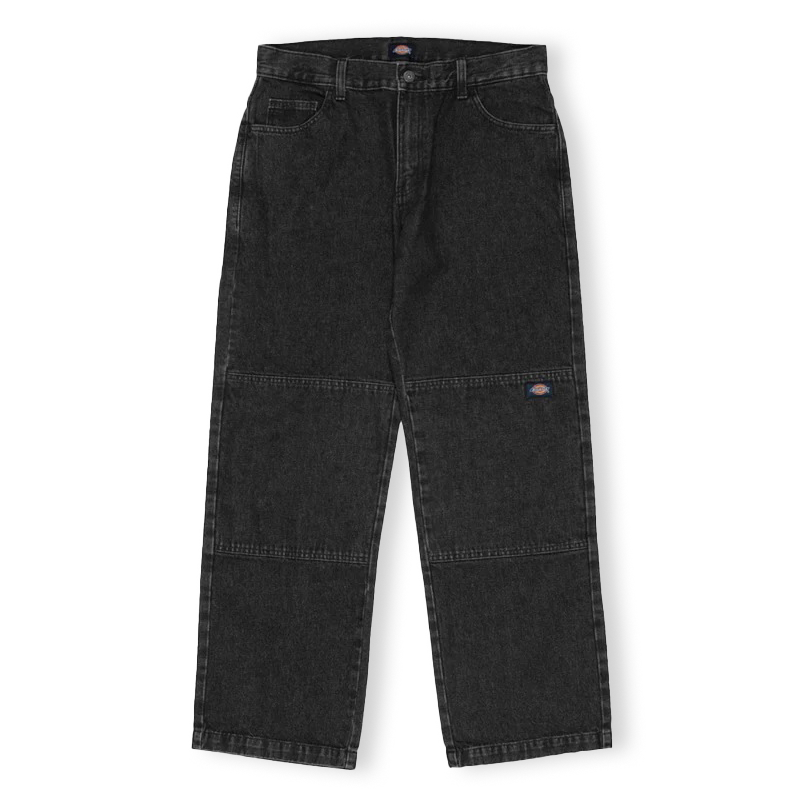 Dickies 85-283 Double Knee Denim Loose Fit Pant Black