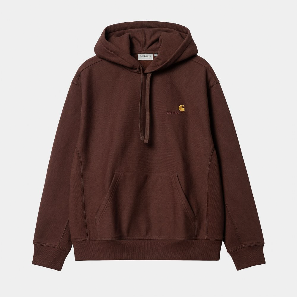 Carhartt WIP Hooded American Script Sweat Ale