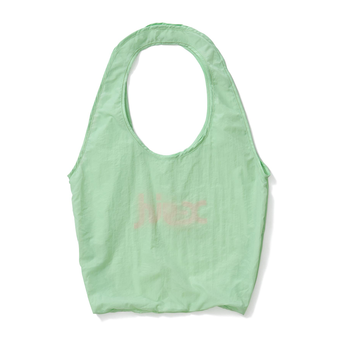 X-Girl Mills Logo Shopping Bag Lime
