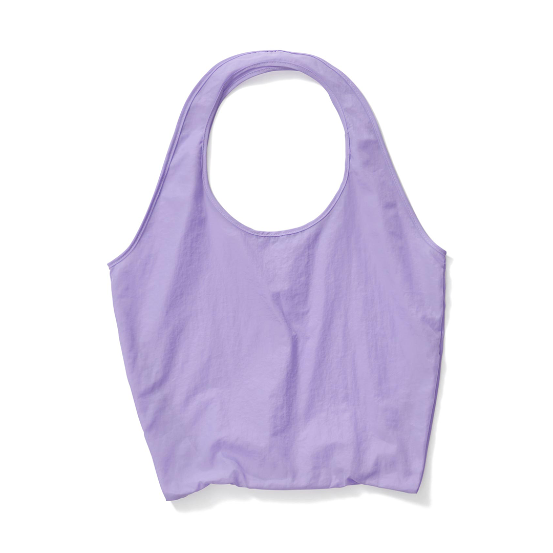 X-Girl Mills Logo Shopping Bag Lilac
