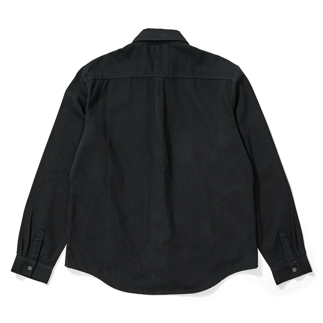 Xlarge Heavy Canvas Long Sleeve Work Shirt Black