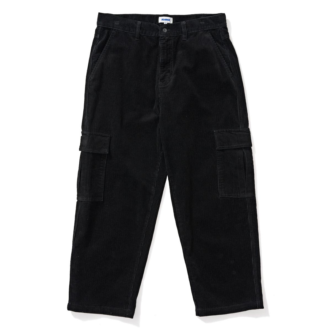 Xlarge Cord Cargo 91 Pant Black